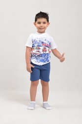 Футболка детская для мальчиков с печатью трафаретной