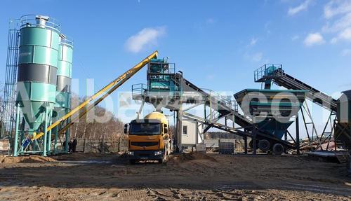 100 m3h Mobile Concrete Plant - Constmach 100 м3 ч - Мобильный бетонный завод - 2 ЛЕТ ГАРАНТИЯ