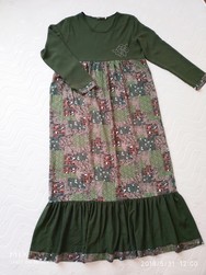 Платье из штапеля