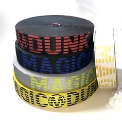 Mens underwear elastic webbing jacquard nylon 40MM