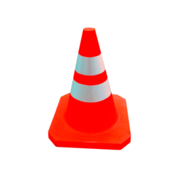 Конус дорожный - 500мм (со светоотражающей плёнкой)